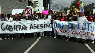 Venezuela: estudiantes recuerdan a compañeros muertos en marcha