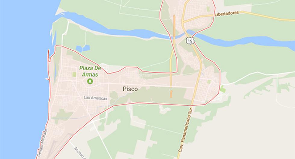 Accidente en Pisco dejó 5 muertos y 7 heridos. (Foto: Google Maps)