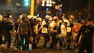 Un aproximado de 60 brigadistas voluntarios atendieron a los heridos durante la marcha nacional | VIDEO