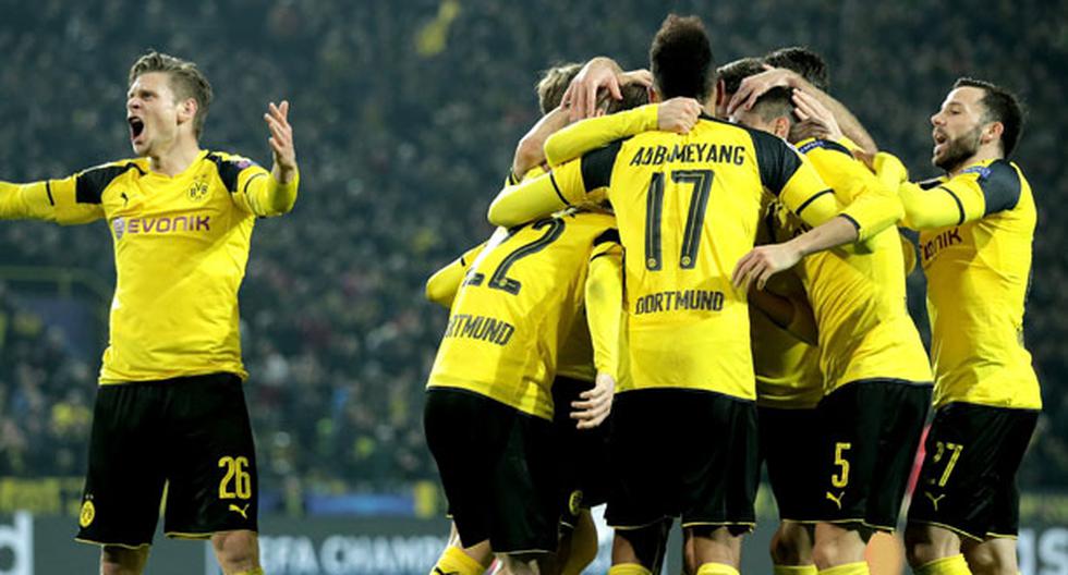 Borussia Dortmund vencó 4-0 a Benfica y clasificó a los cuartos de final de la Champions League | Foto: Getty