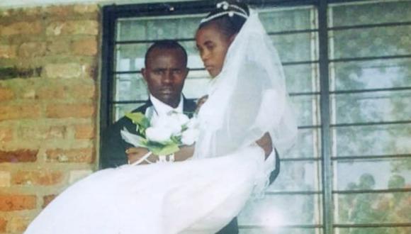 Alfred y Yankurije se casaron 14 años después del genocidio de Ruanda.