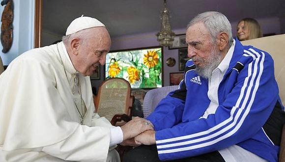 Un 22 de septiembre del 2015, el papa Francisco finaliza su primer viaje a Cuba. (ALEX CASTRO / WWW.CUBADEBATE.CU / AFP).