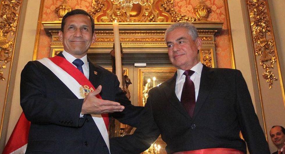 El ex primer ministro César Villanueva junto al presidente Ollanta Humala. En el fondo, Castilla.(Foto: Presidencia Perú/Flickr)