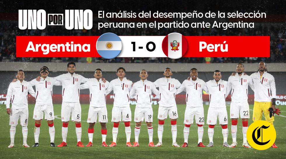 Así vimos a la selección peruana en la caída ante Argentina