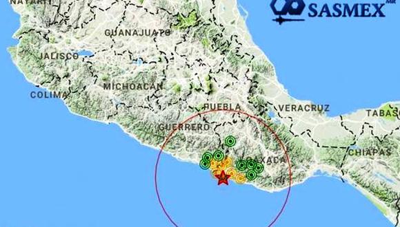 México: Nuevo sismo de magnitud 5,5 sacude Oaxaca. (Foto: Captura)