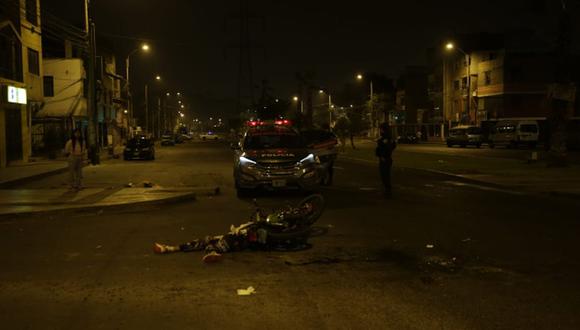 El trágico accidente ocurrió en la avenida Las Palmeras cruce con la calle Pariahuanca (Foto: César Bueno @photo.gec)