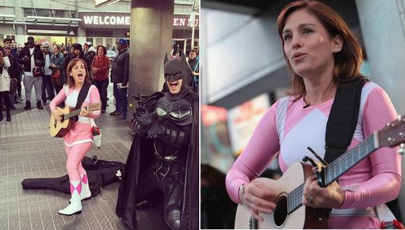 Power Rangers: Amy Jo Johnson volvió a vestir su traje rosa