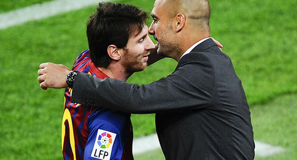 Pep le guarda mucho cariño a Messi (Foto: Getty Images)