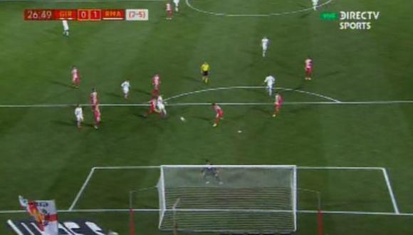 Real Madrid vs. Girona: Benzema marcó el 1-0 con este golazo. (Foto: captura)