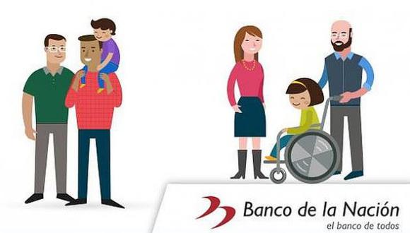 La imagen publicada por el Banco de la Nación fue acompañada del siguiente mensaje: “Porque el amor define lo que es una familia”. (Banco de la Nación)