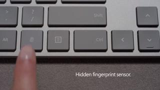 Este es el nuevo teclado de Microsoft con sensor de huella dactilar y batería de larga duración