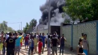 Alumnas afectadas por incendio en Piura continuarán clases en otros colegios
