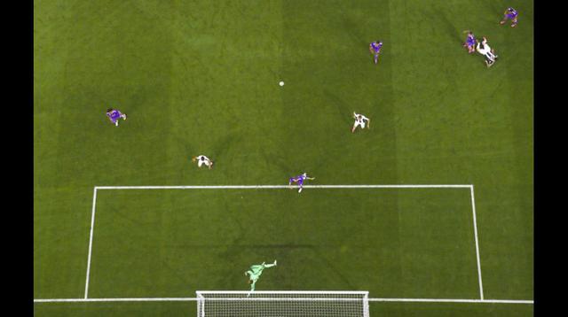 El trayecto del balón. (Foto: Agencias)