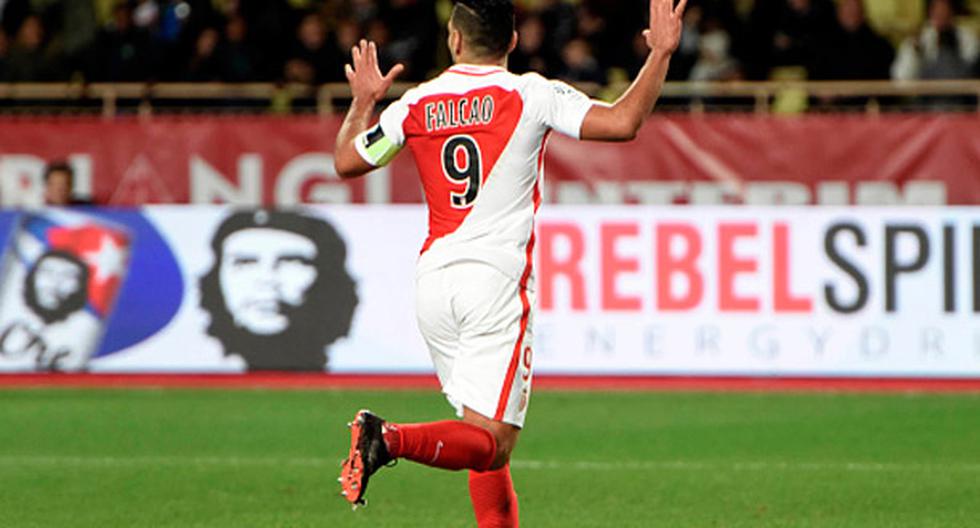 Radamel Falcao se mandó con dos golazos en la victoria del Mónaco sobre el Bastia. (Foto: Prensa AS Monaco)