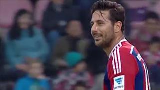 Claudio Pizarro jugó hoy con Bayern antes de viajar a Chile