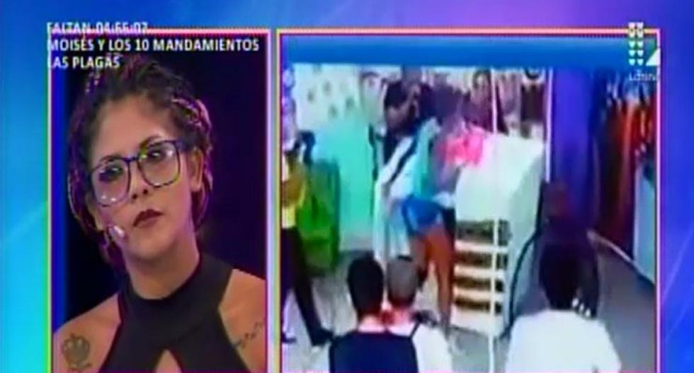 Bailarinas protagonizan bochornosa pelea en programa de Iquitos y después se vieron las caras en \'Tengo algo que decirte\' de Latina. (Foto: Captura Latina)