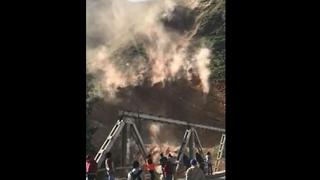Huancavelica: declaran en emergencia a 2 distritos ante peligro de colapso de cerro [VIDEOS]