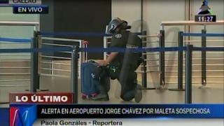 Falsa alarma en aeropuerto Jorge Chávez por maleta abandonada