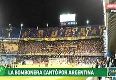 Perú vs Argentina: así practica la barra de Boca Juniors para el partido en La Bombonera