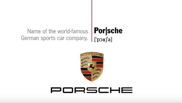 ¿Sabes cómo se pronuncia realmente 'Porsche'?