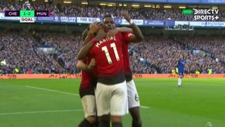 Chelsea vs. Manchester United: Anthony Martial marcó el 2-1 en el Stamford Bridge | VIDEO