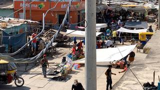 Piura: comerciantes de mercadillos de Sullana y Bellavista salieron a vender pese a prohibición