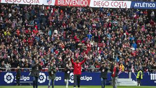 Diego Costa volvió por la puerta grande al Atlético de Madrid