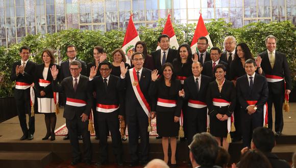 Gobierno de Martín Vizcarra empieza una nueva etapa tras la disolución del Congreso y el recambio de Gabinete. Los reflectores se centrarán en sus próximos pasos. Fotos: Rolly Reyna / GEC