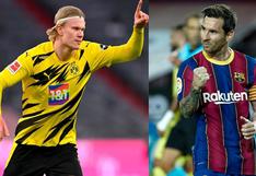 Messi es la clave para el fichaje de Haaland: la condición del noruego para firmar por el Barcelona