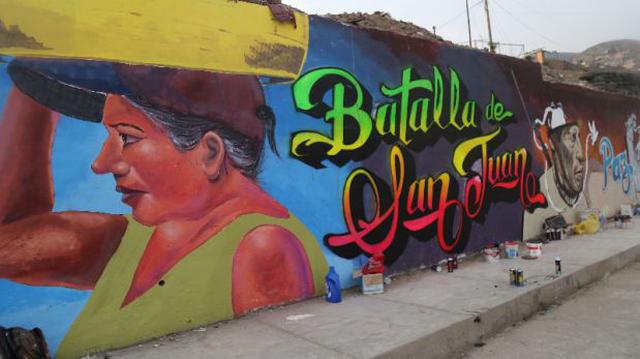Así quedó el mural más grande de Lima en San Juan de Miraflores - 3