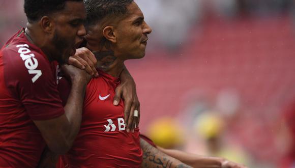 Paolo Guerrero se estrenó con gol en el Internacional de Porto Alegre y clasificó a la final del Campeonato Gaucho ante el Caxias. (Foto: Inter)