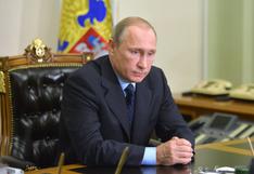 Vladimir Putin confirma asistencia a cumbre climática en París 