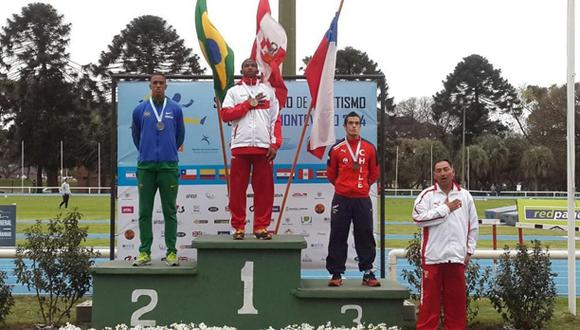 Andy Martínez, el peruano más rápido, ganó oro en Sudamericano