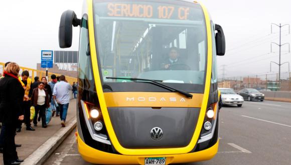 El servicio 107 irá desde la av. Javier Prado con Evitamiento, en Surco, hasta la av. A, en San Martín de Porres, y en su trayecto recorrerá parte del distrito de Carmen de la Legua, pasando por el Aeropuerto Internacional Jorge Chávez. (Andina)