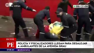  Coronavirus en Perú: fiscalizadores y policía decomisan mercadería a ambulantes  