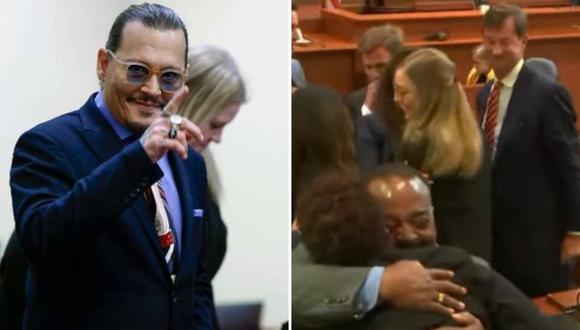 Juicio de Johnny Depp y Amber Heard: así celebraron los abogados del actor tras veredicto y sentencia. (Foto: EFE/captura de video).