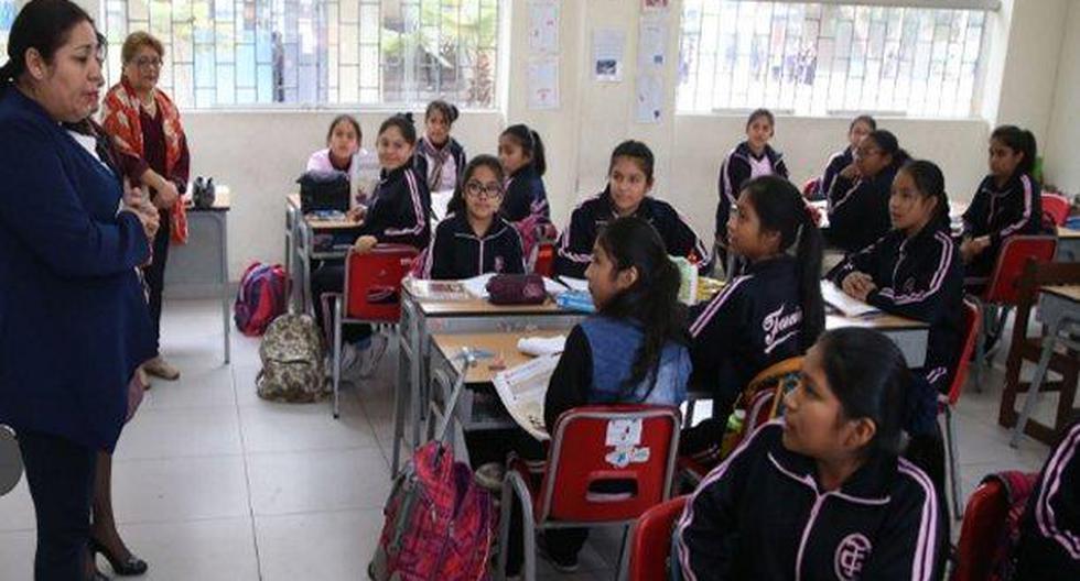 En agosto se descontó a 11 mil maestros por no asistir a las escuelas. (Foto: Andina)