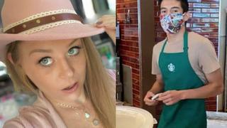 El “héroe de la mascarilla” de Starbucks ganó US$100.000 y quien trató de humillarlo pide ahora parte del dinero