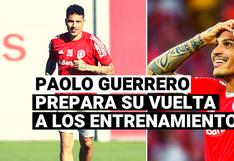 Internacional estima que Paolo Guerrero pueda entrenar “sin limitaciones” desde el próximo mes