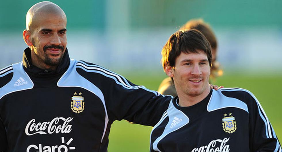 Juan Sebastián Verón jugó junto a Lionel Messi en la selección de Argentina | Foto: Getty