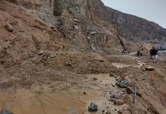 Áncash: huaico afecta 20 metros de tramo Chuquicara-Huarochirí en Pallasca