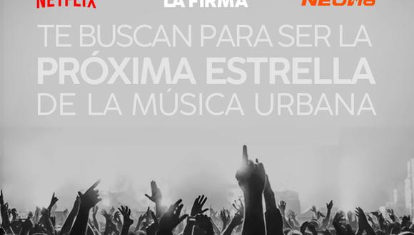 Netflix lanza un programa concurso musical para hallar al próximo talento latino. (Imagen: Netflix / Composición: El Comercio)