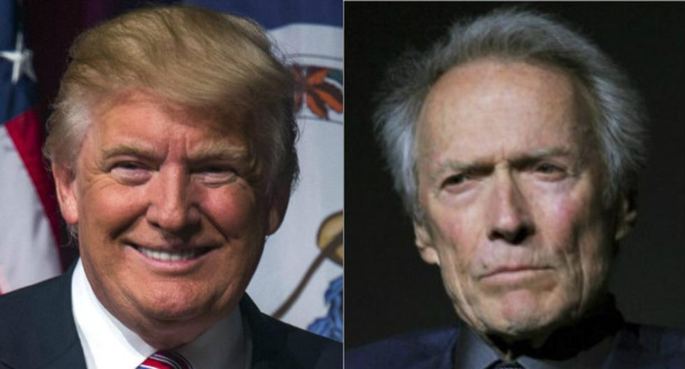 Clint Eastwood no respalda a Donald Trump pero lo elogia. (Fotos: EFE)