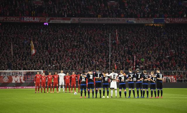 Estas fueron las mejores imágenes del duelo entre Bayern Múnich vs. Paderborn por la jornada 23 de la Bundesliga. EFE/EPA/LUKAS BARTH-TUTTAS