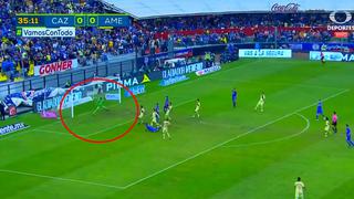 Cruz Azul vs. América: el cabezazo de Cauteruccio que pudo ser el 1-0 ante las 'Águilas' | VIDEO