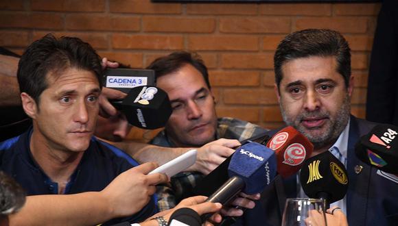 Daniel Angelici, presidente de Boca Juniors, aseguró que están seguros de que tienen argumentos suficientes para ganar la final de la Copa Libertadores, ante River Plate, sin jugarla. (Foto: EFE)