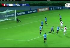 Sandoval casi salva a Perú: el remate del volante ante Uruguay no fue gol gracias al poste [VIDEO]
