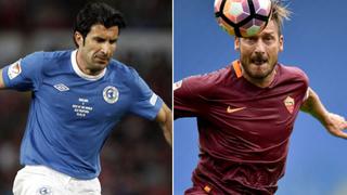 Figo le pidió disculpas a Totti por el Balón de Oro 2000