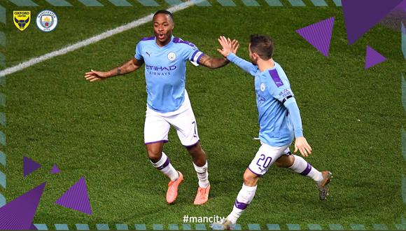 Manchester City venció al Oxford United y clasificó a semifinales de la Carabao Cup | Foto: Manchester City
