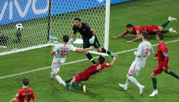 Diego Costa marcó el 2-2 en el España vs. Portugal. (Foto: Reuters)